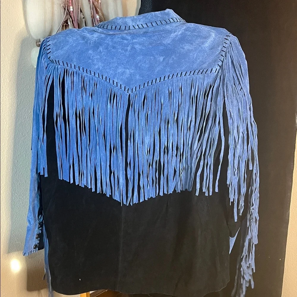 Bob Mackie Black Leather Jacket - Picture 6 of 6